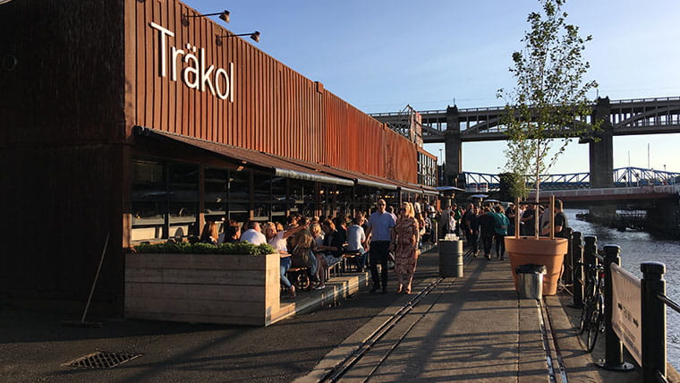 Träkol restaurant on the Gateshead south bank of the Tyne has won rave reviews
