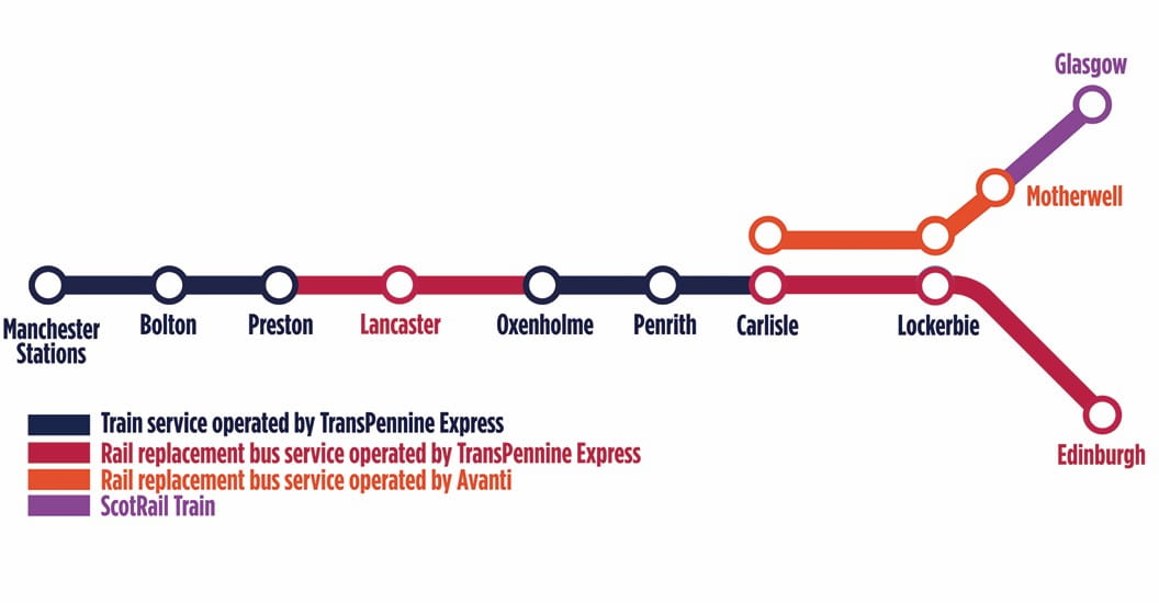 WCML Easter Saturday and Sunday map