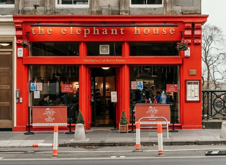 The Elephant House cafe in Edinburgh