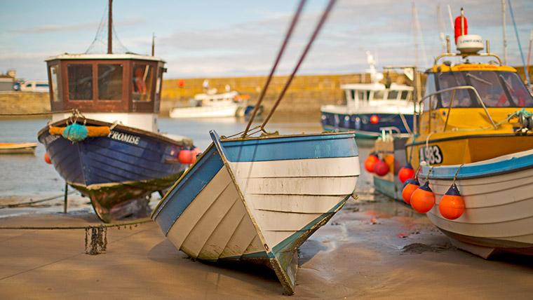 The pretty harbour town of Stonehaven is a perfect place to get away from it all
