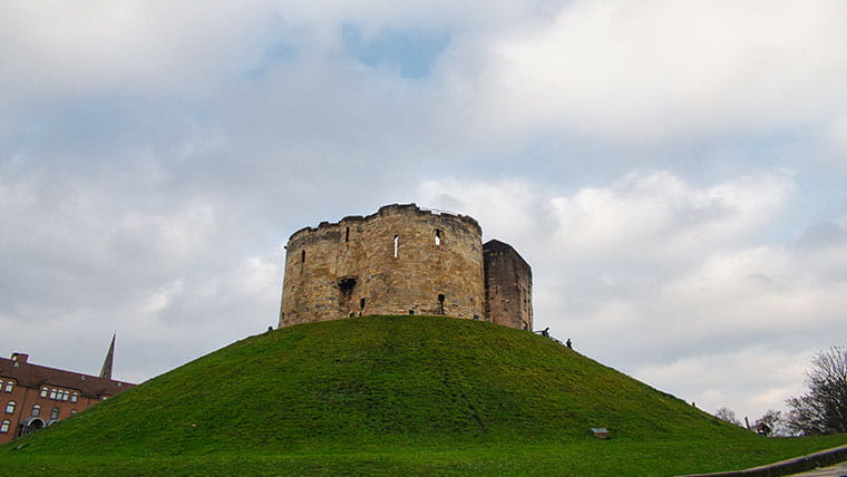 York Castle was built by the Normans two years after their big win at Hastings