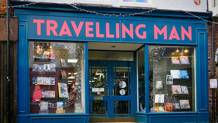 Travelling Man is an incredibly friendly and well-stocked comic shop on Goodramgate