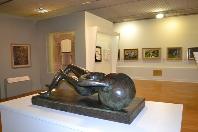 Fallen Warrior by Henry Moore at the Huddersfield Art Gallery