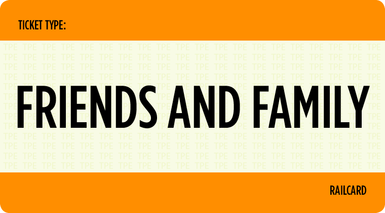 Friends and Family Railcard