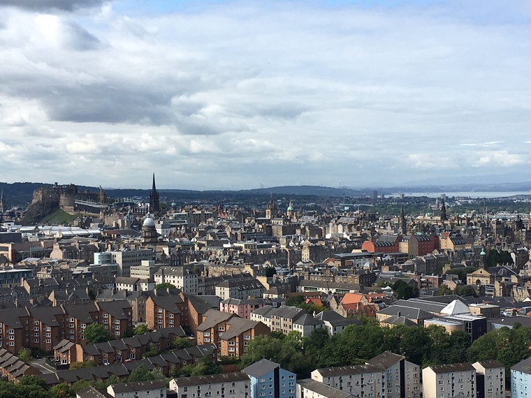 View of Edinburgh, Behind The Screens