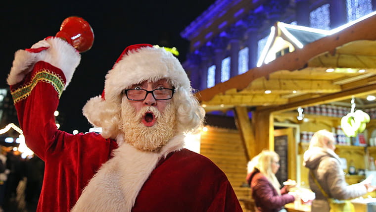 You'll find over 40 cabin stores at the traditional Christmas market at St George’s Hall