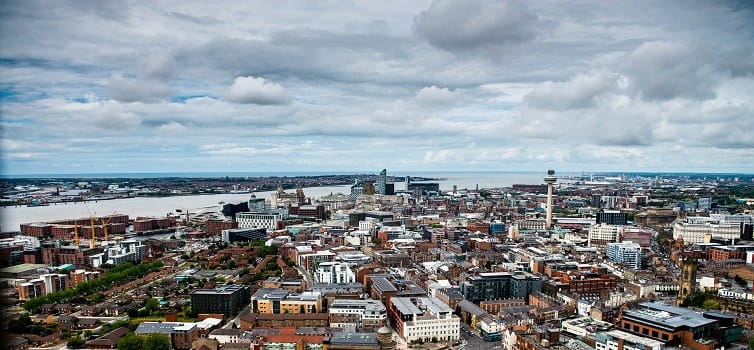 View from Liverpool Anglican Cathedral 