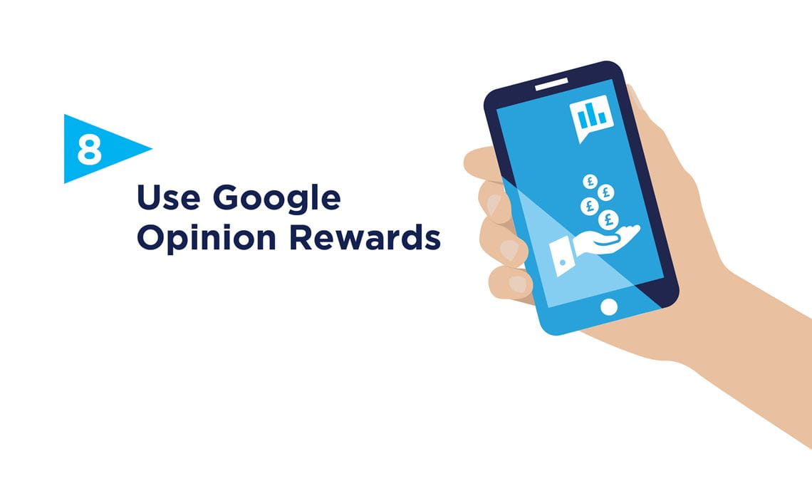 Use Google opinion rewards