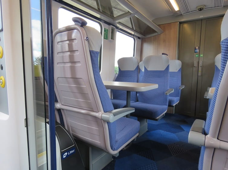 Class 185 standard class seats