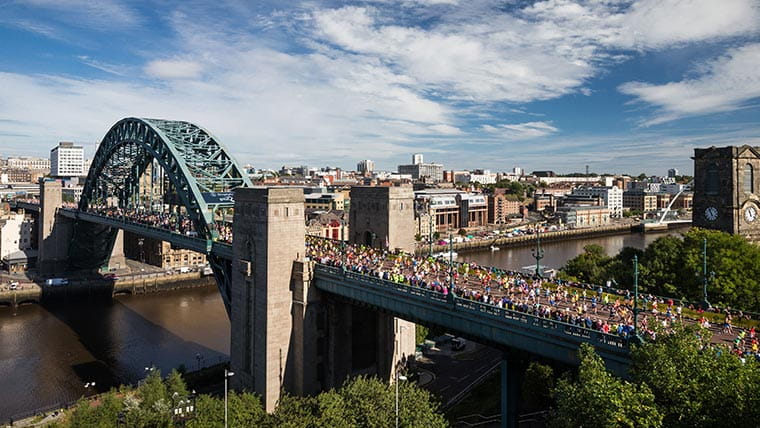 Get your sneakers on for the biggest half marathon of them all – the Great North Run