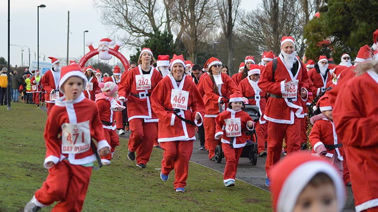 The Santa Stride in Cleethorpes extends a fine tradition of fancy dress festive running.