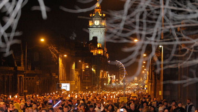 There’s no better place to see in the New Year than Hogmanay capital Edinburgh